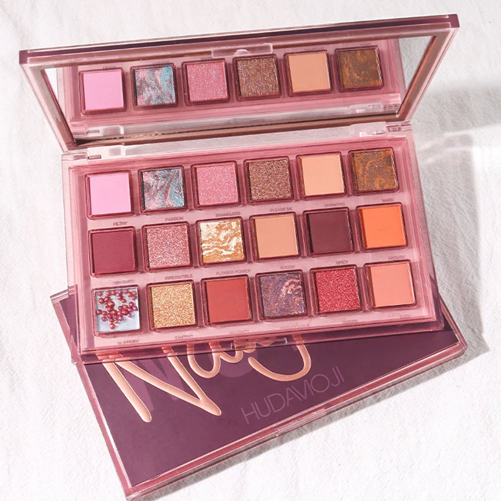 🍒 18 Colours Pomegranate Seeds Eyeshadow Palette 🍒