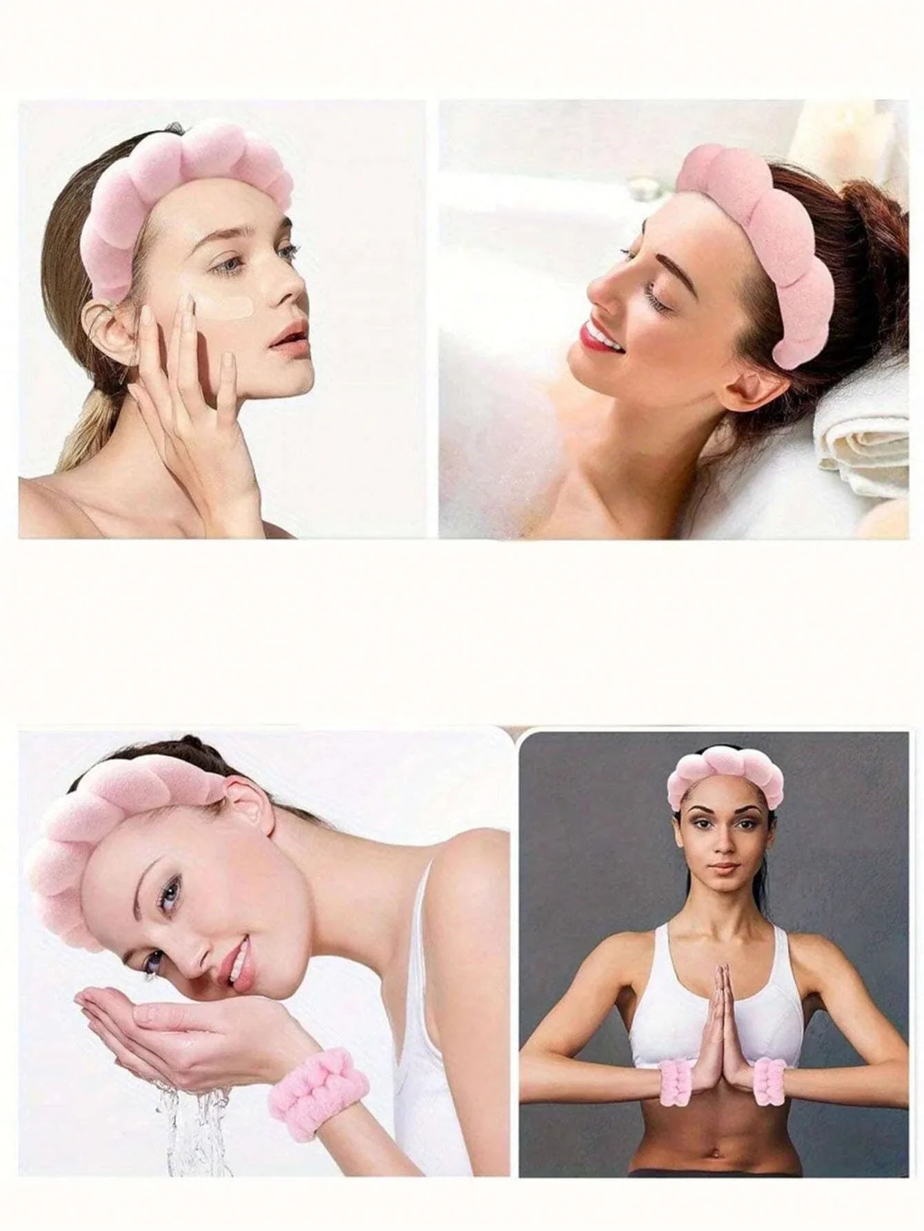 π
Luxury Fiber Spa Headband & Wristband Set π