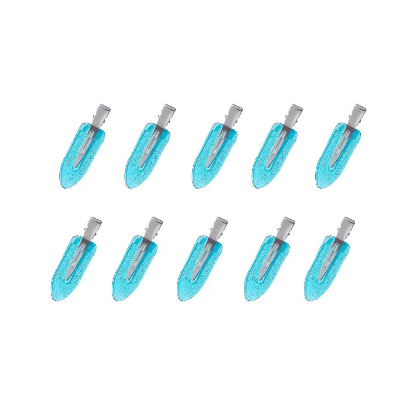 ✨ 10pcs No Crease Hair Clips – Style Without the Bend! ✨