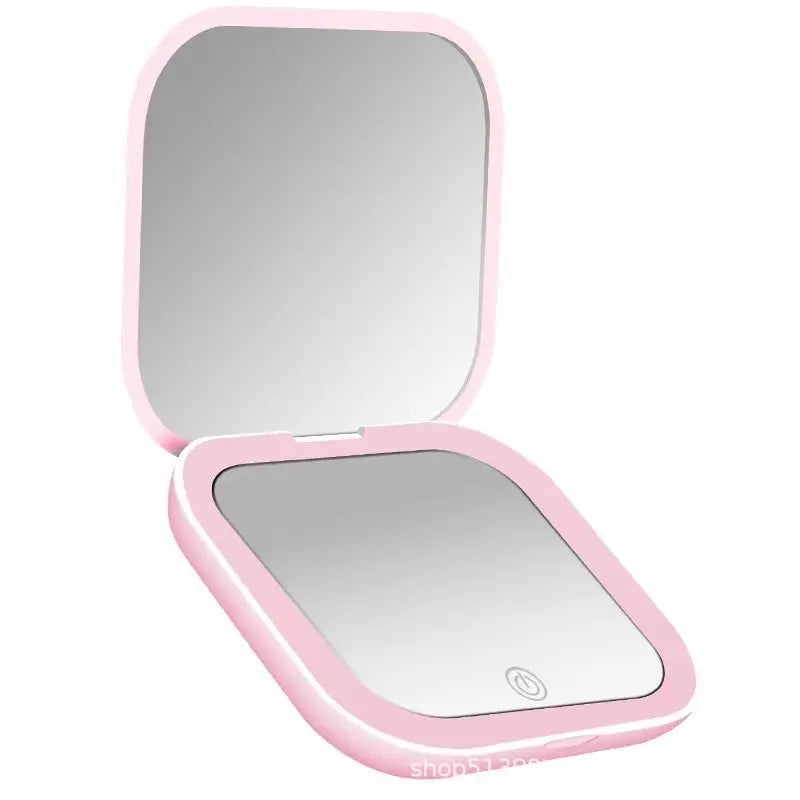 ✨ Mini LED Folding Makeup Mirror – Beauty On the Go! ✨