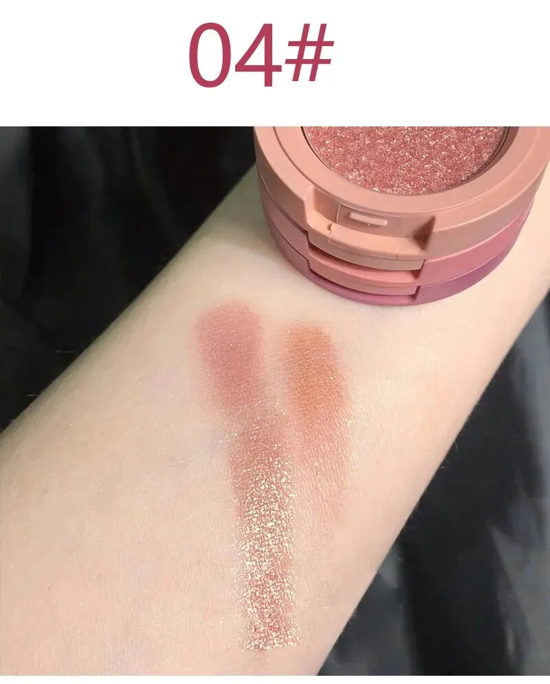 Cute Nude Glitter Eyeshadow Palette