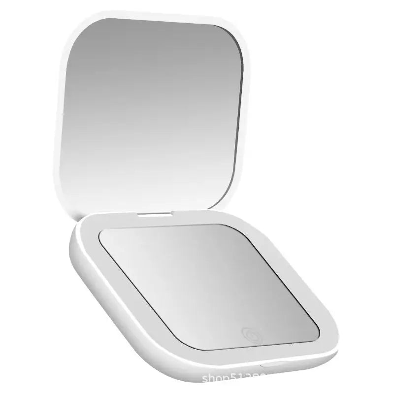 ✨ Mini LED Folding Makeup Mirror – Beauty On the Go! ✨