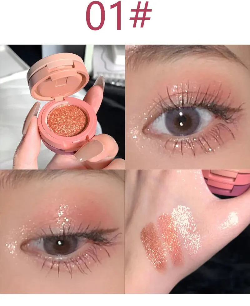 Cute Nude Glitter Eyeshadow Palette