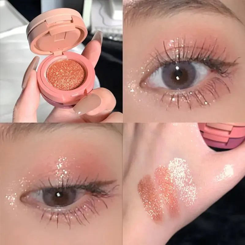 Cute Nude Glitter Eyeshadow Palette