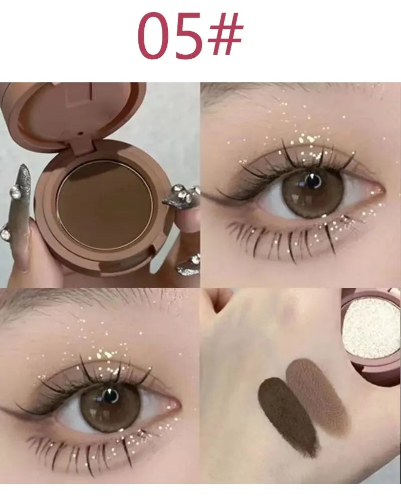 Cute Nude Glitter Eyeshadow Palette